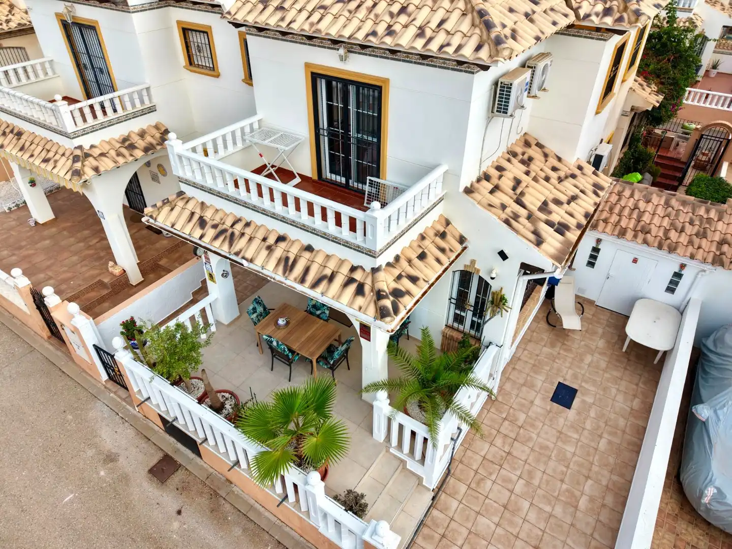 Terrace of Detached homes for sale in Orihuela  with Air Conditioner, Private garden and Terrace