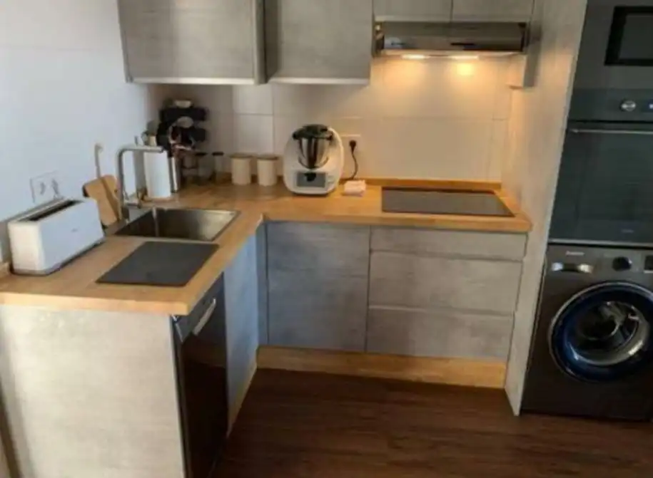 Cocina de Estudio de alquiler en Algeciras con Aire acondicionado y Amueblado