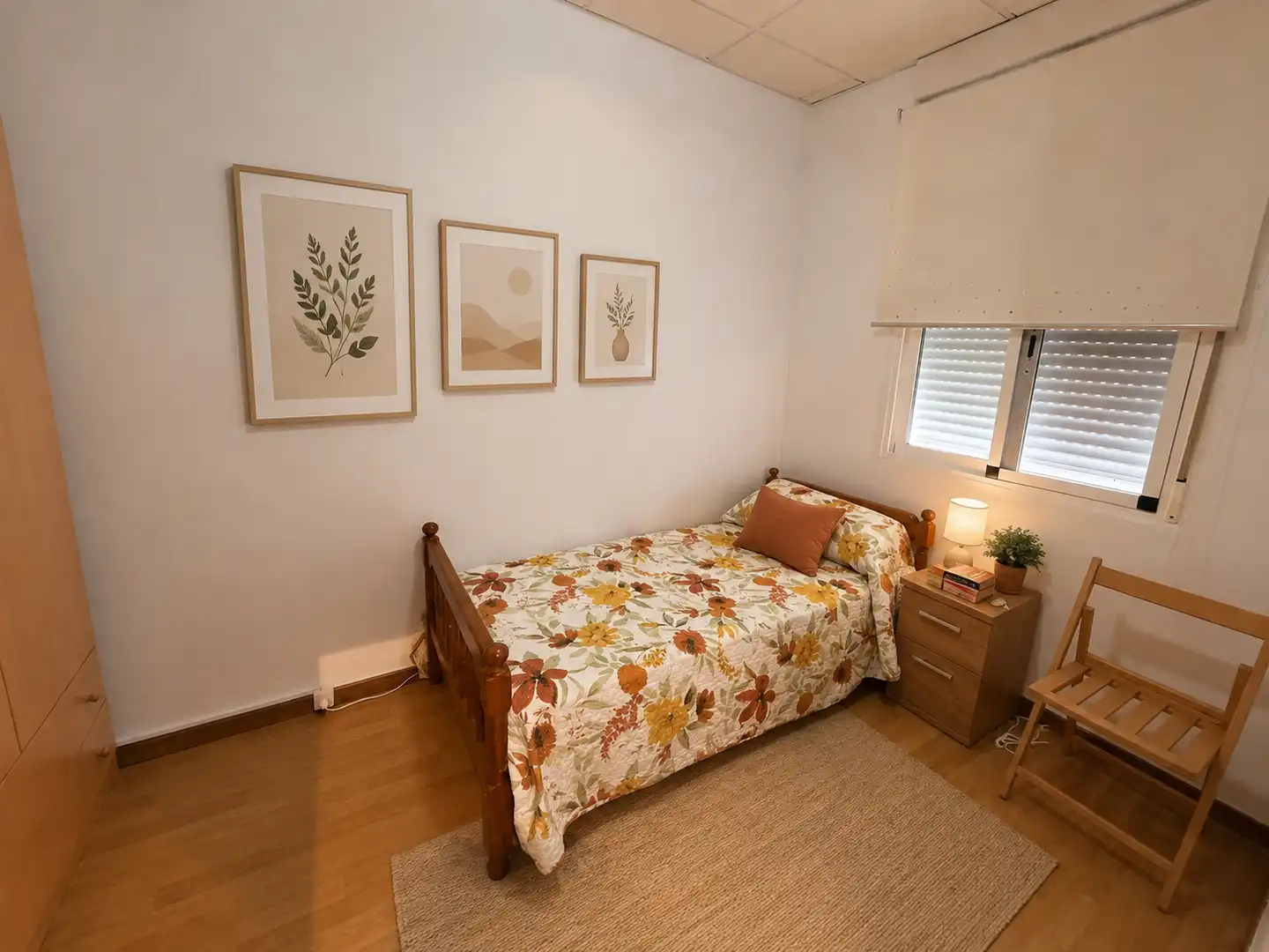 Bedroom of Flat for sale in A Pobra de Trives   with Heating, Furnished and Oven