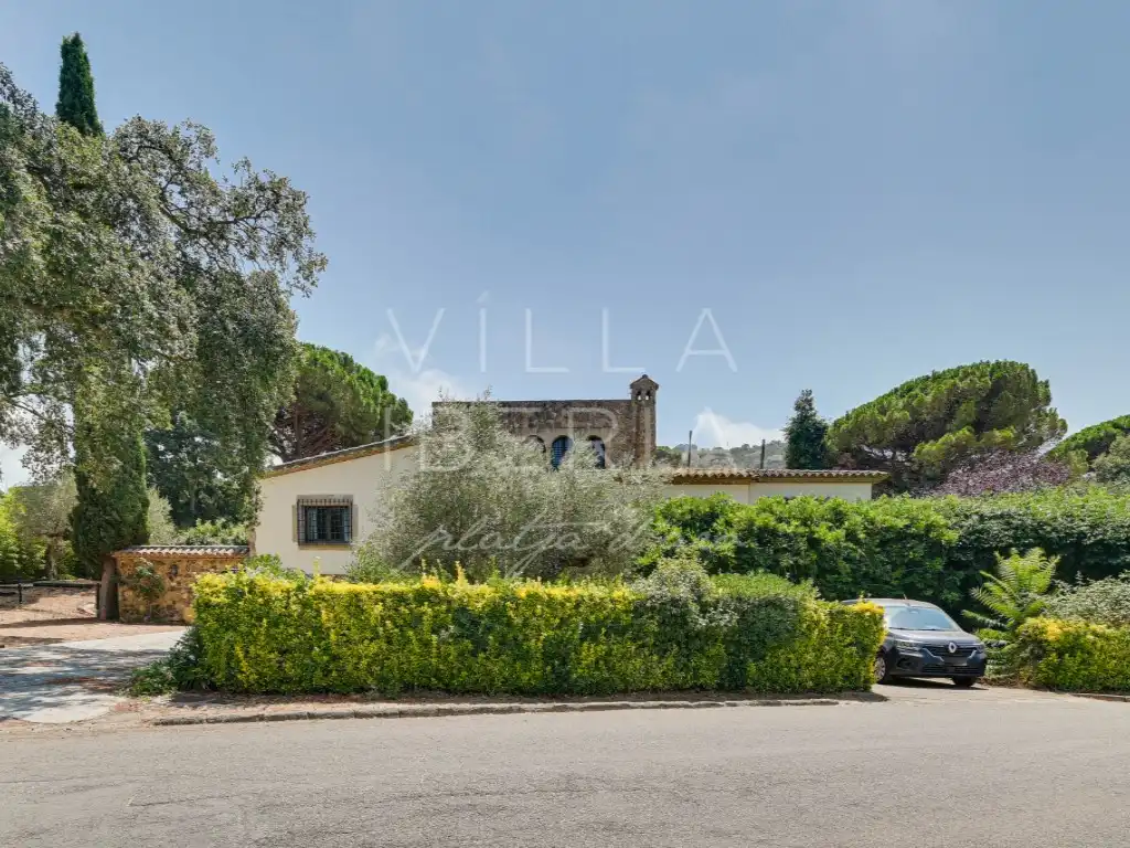 Vista exterior de Casa o xalet en venda en Santa Cristina d'Aro amb Calefacció, Jardí privat i Terrassa