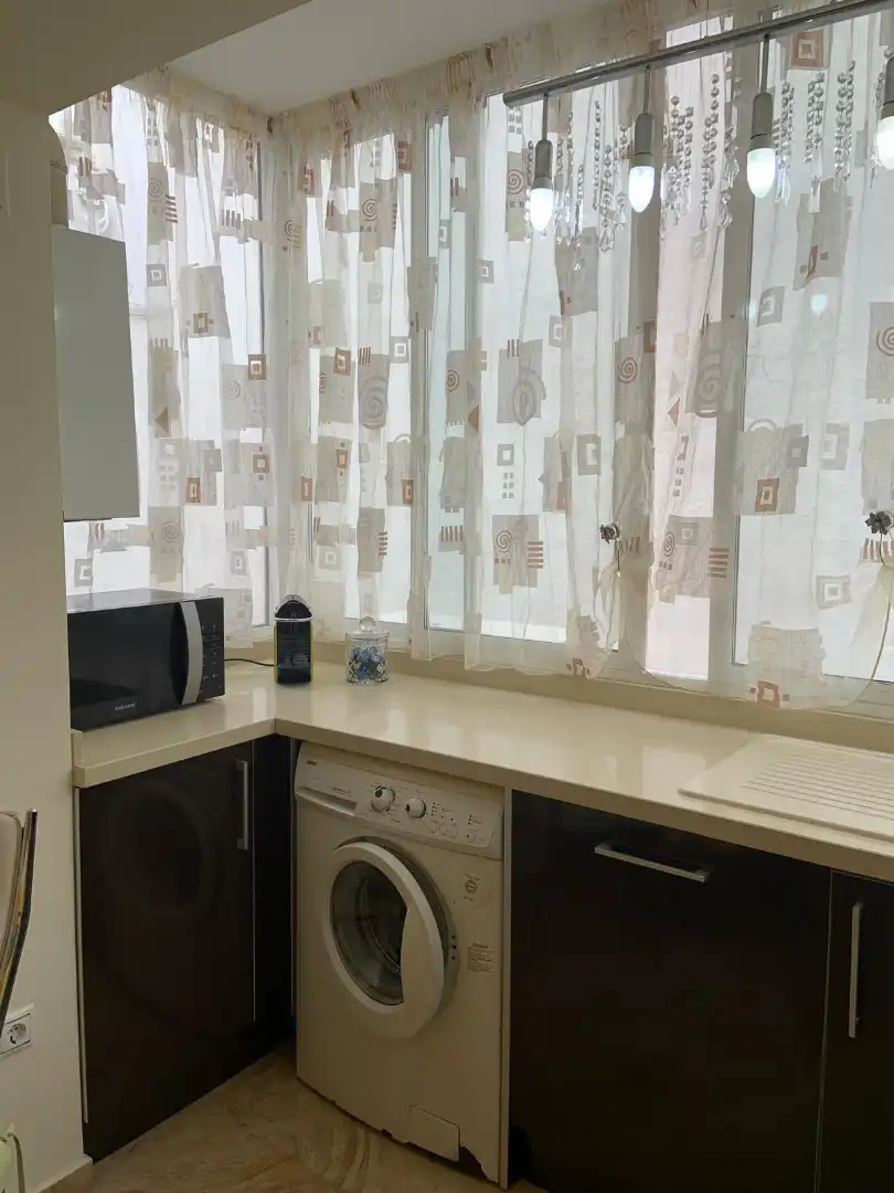 Kitchen of Flat for sale in Calpe / Calp  with Air Conditioner, Furnished and Balcony