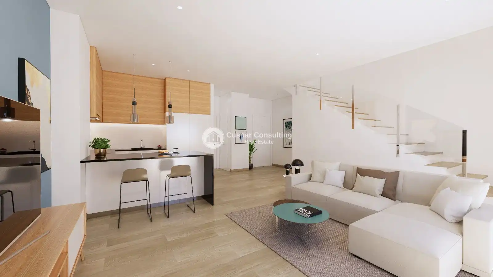 Sala de estar de Dúplex en venta en Los Alcázares con Aire acondicionado, Calefacción y Terraza