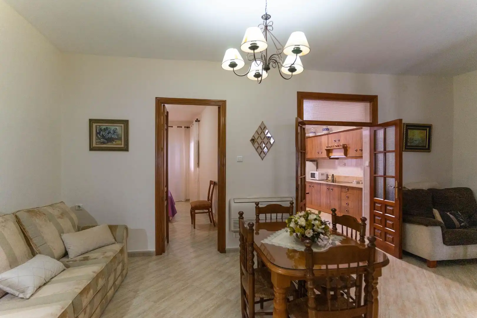 Wohnzimmer von Erdgeschoss zur Miete in Alhaurín El Grande mit Terrasse, Abstellraum und Möbliert