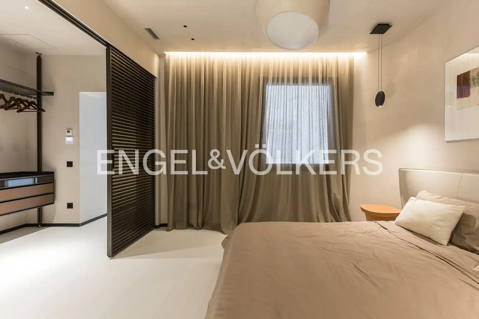 Schlafzimmer von Wohnung zur Miete in Barcelona mit Klimaanlage, Heizung und Parkett