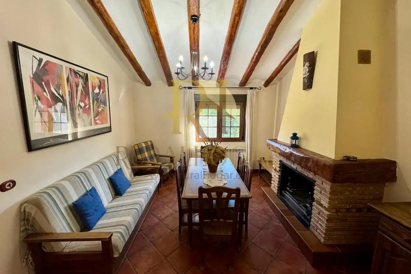 Comedor de Casa o chalet en venta en Peralejos de las Truchas con Calefacción, Jardín privado y Parquet