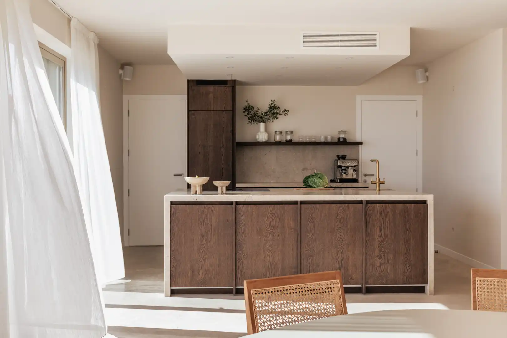 Cocina de Finca rústica en venta en Maria de la Salut con Aire acondicionado, Jardín privado y Terraza