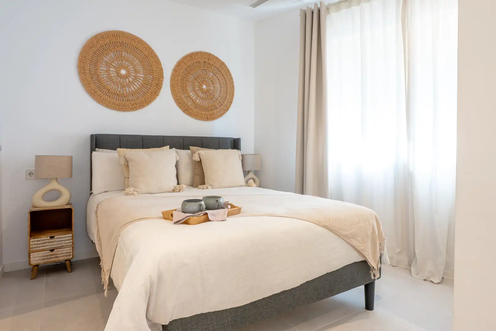 Schlafzimmer von Wohnung zum Verkauf in Eivissa mit Klimaanlage, Heizung und Privatgarten