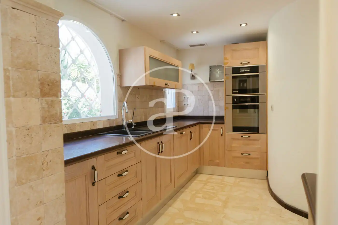 Cocina de Casa o chalet en venta en Calpe / Calp con Aire acondicionado, Calefacción y Jardín privado