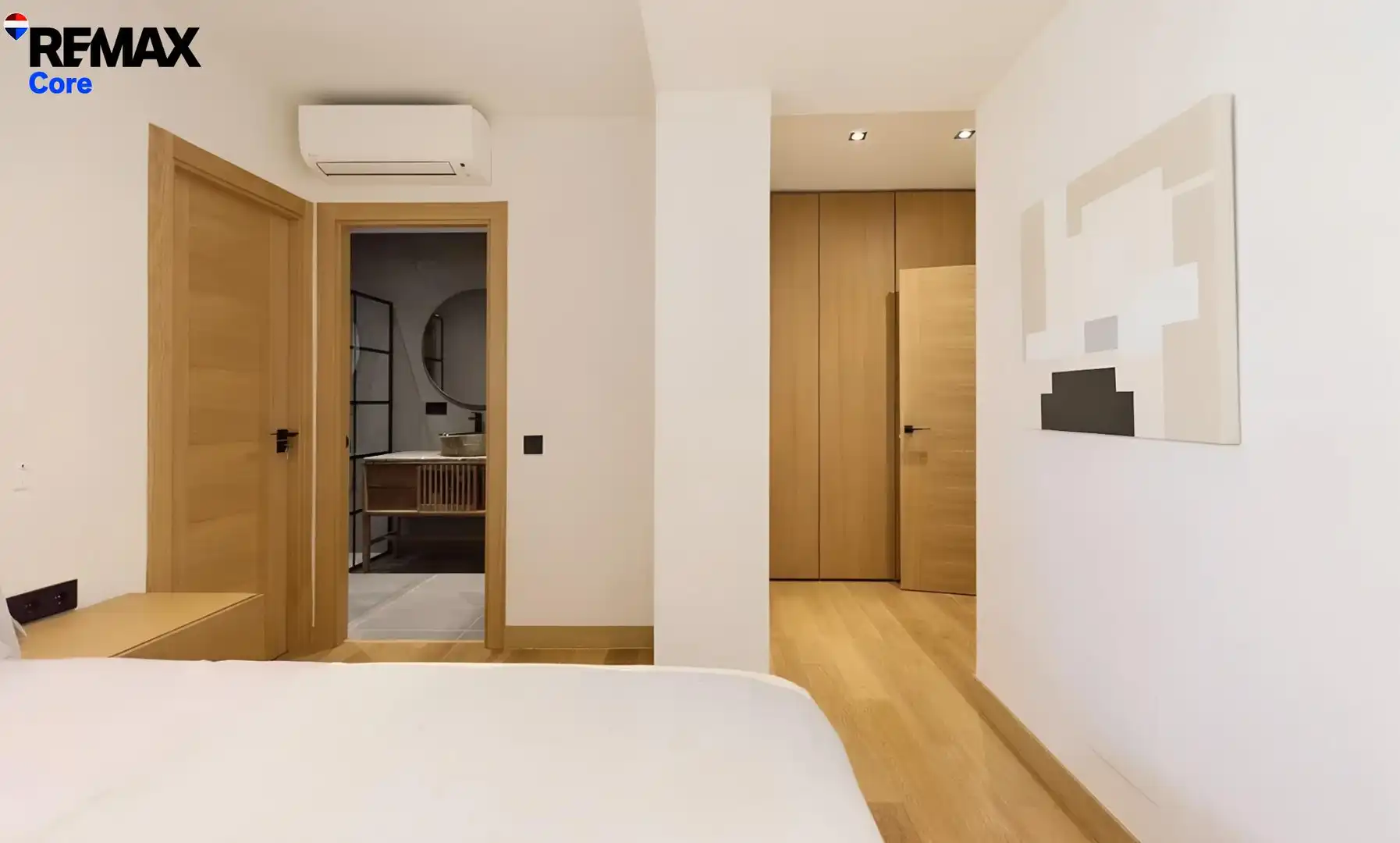 Schlafzimmer von Wohnung zum Verkauf in Marbella mit Klimaanlage, Heizung und Privatgarten