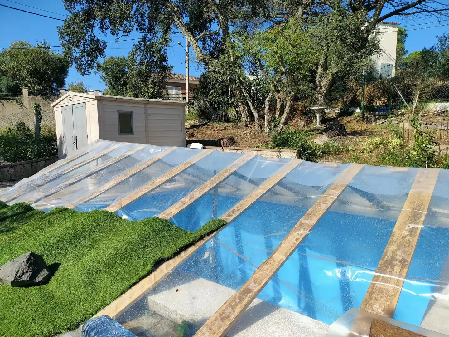 Jardí de Casa o xalet en venda en Massanes amb Piscina