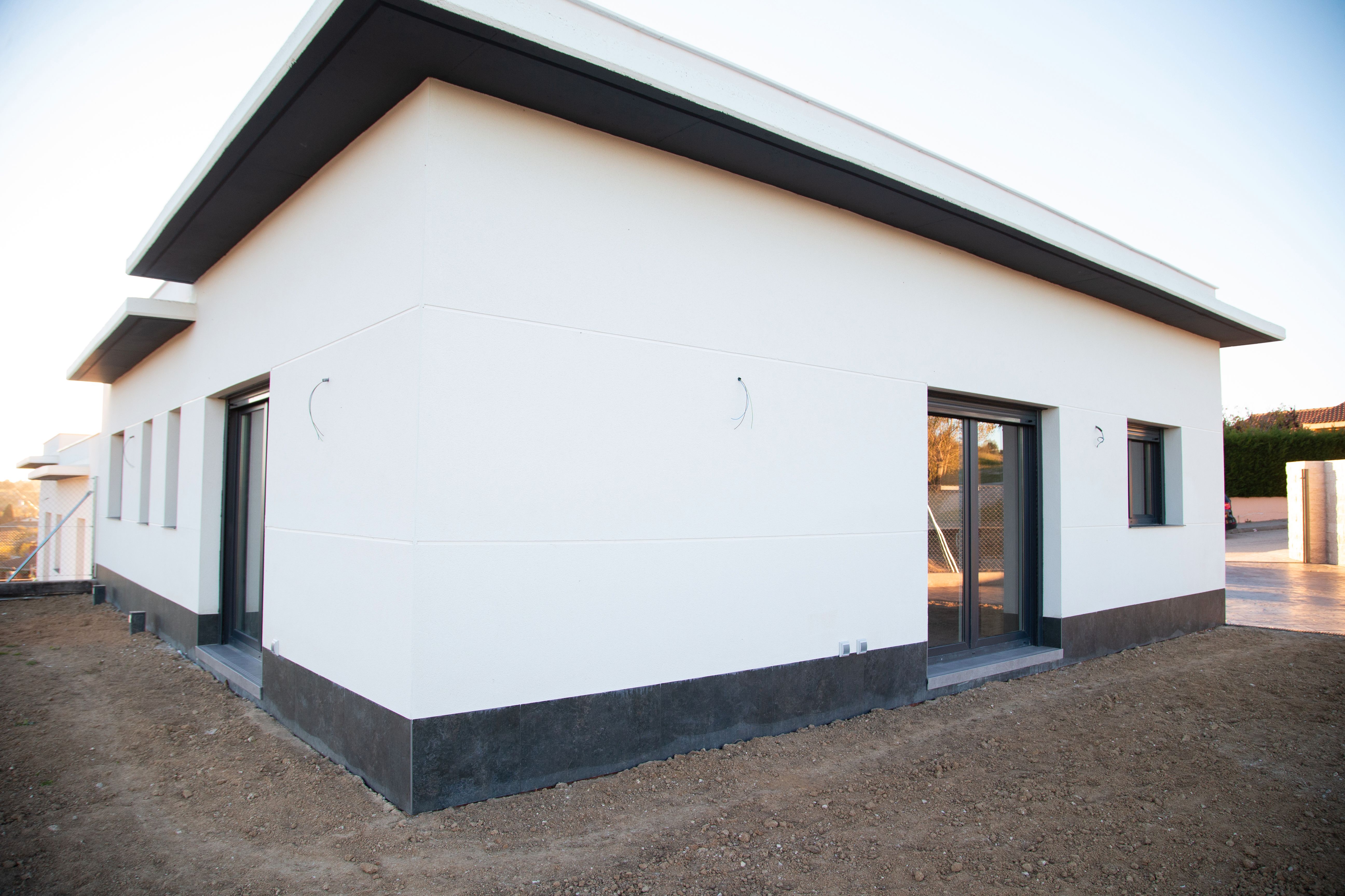 Exterior view of Single-family semi-detached for sale in Villamantilla  with Heating