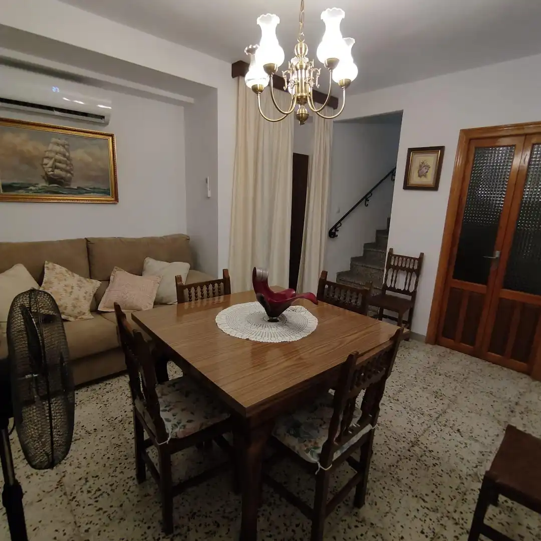Dining room of Houses for sale in Cuevas Bajas  with Air Conditioner, Terrace and Storage room