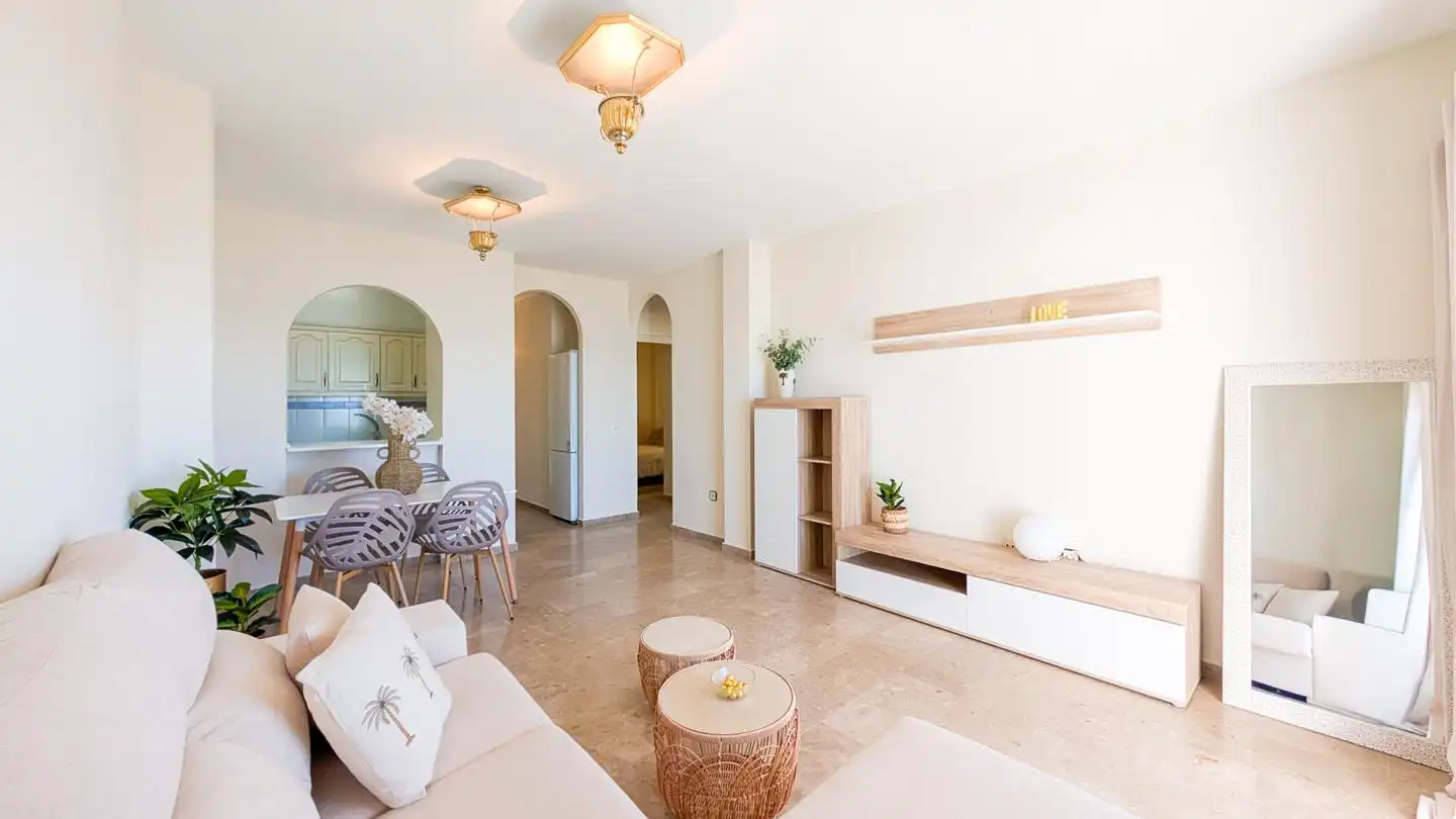 Living room of Flat for sale in Santa Pola  with Terrace and Furnished