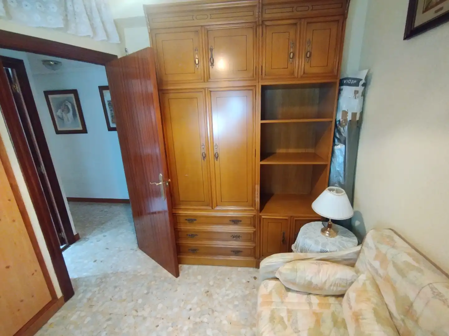 Schlafzimmer von Wohnung zum Verkauf in Zaragoza mit Heizung, Terrasse und Möbliert