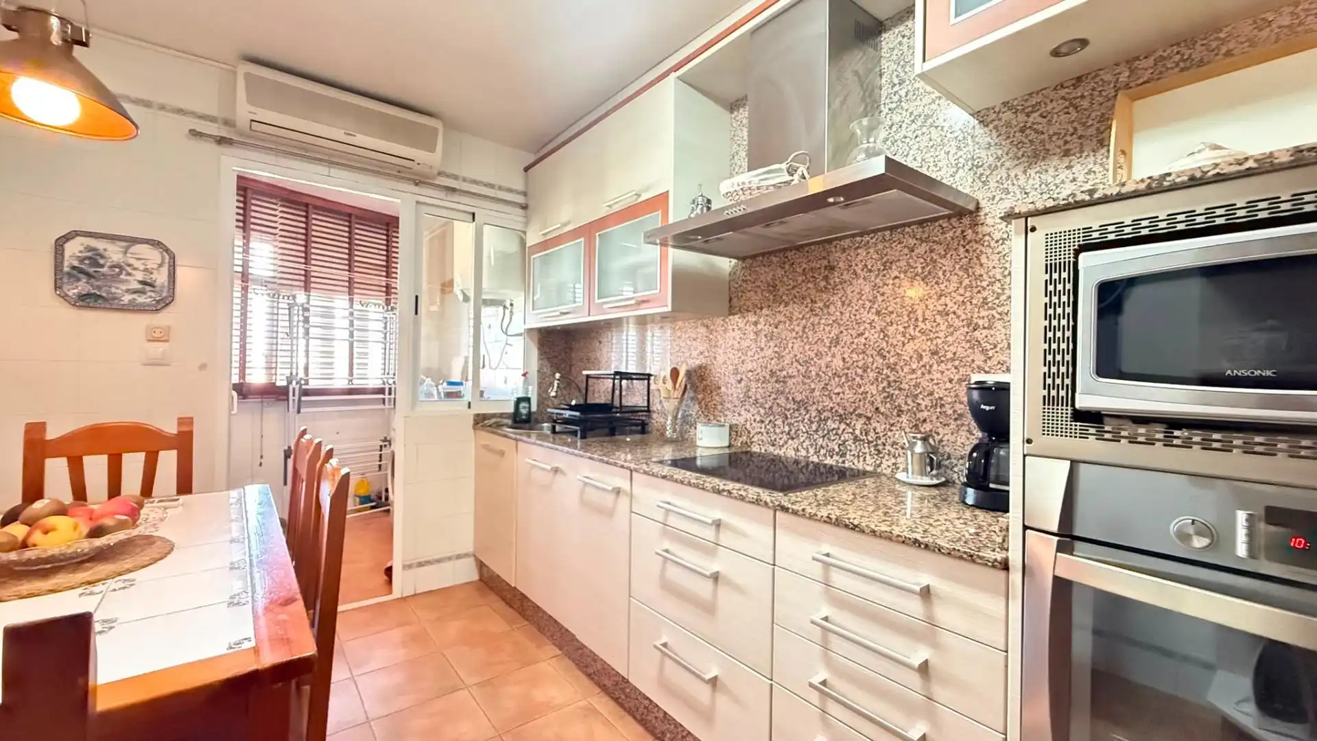 Kitchen of Flat for sale in Águilas  with Air Conditioner, Storage room and Furnished