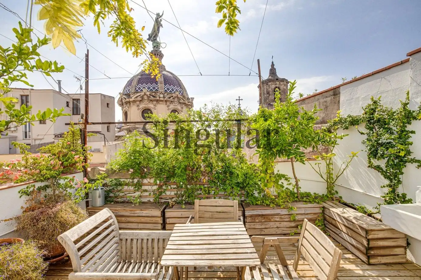 Terrasse von Maisonette zum Verkauf in Barcelona mit Heizung, Terrasse und Abstellraum