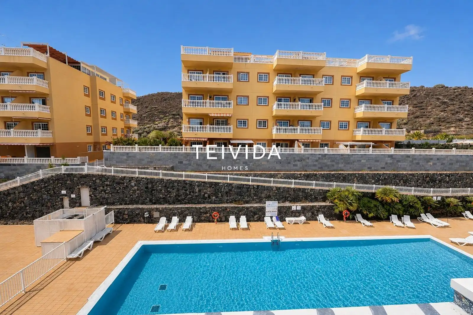 Exterior view of Flat for rent in Arona  with Swimming Pool, Furnished and Community pool