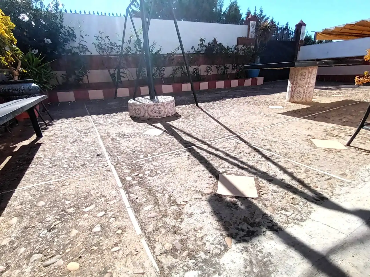 Vista exterior de Casa o xalet en venda en Mérida amb Aire condicionat, Jardí privat i Terrassa