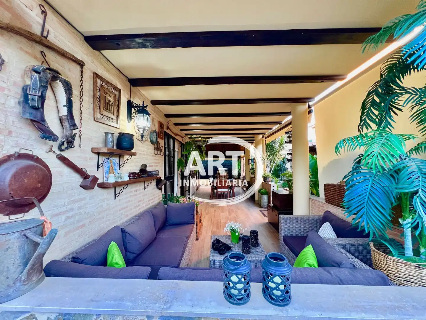 Terrassa de Casa o xalet en venda en Picassent amb Aire condicionat, Jardí privat i Terrassa