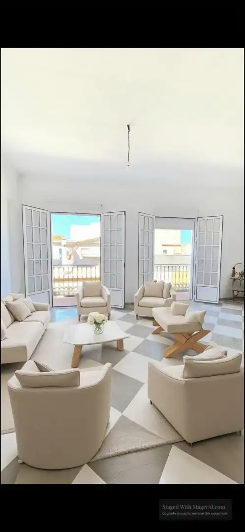 Sala de estar de Casa adosada en venta en Alcolea del Río con Alarma