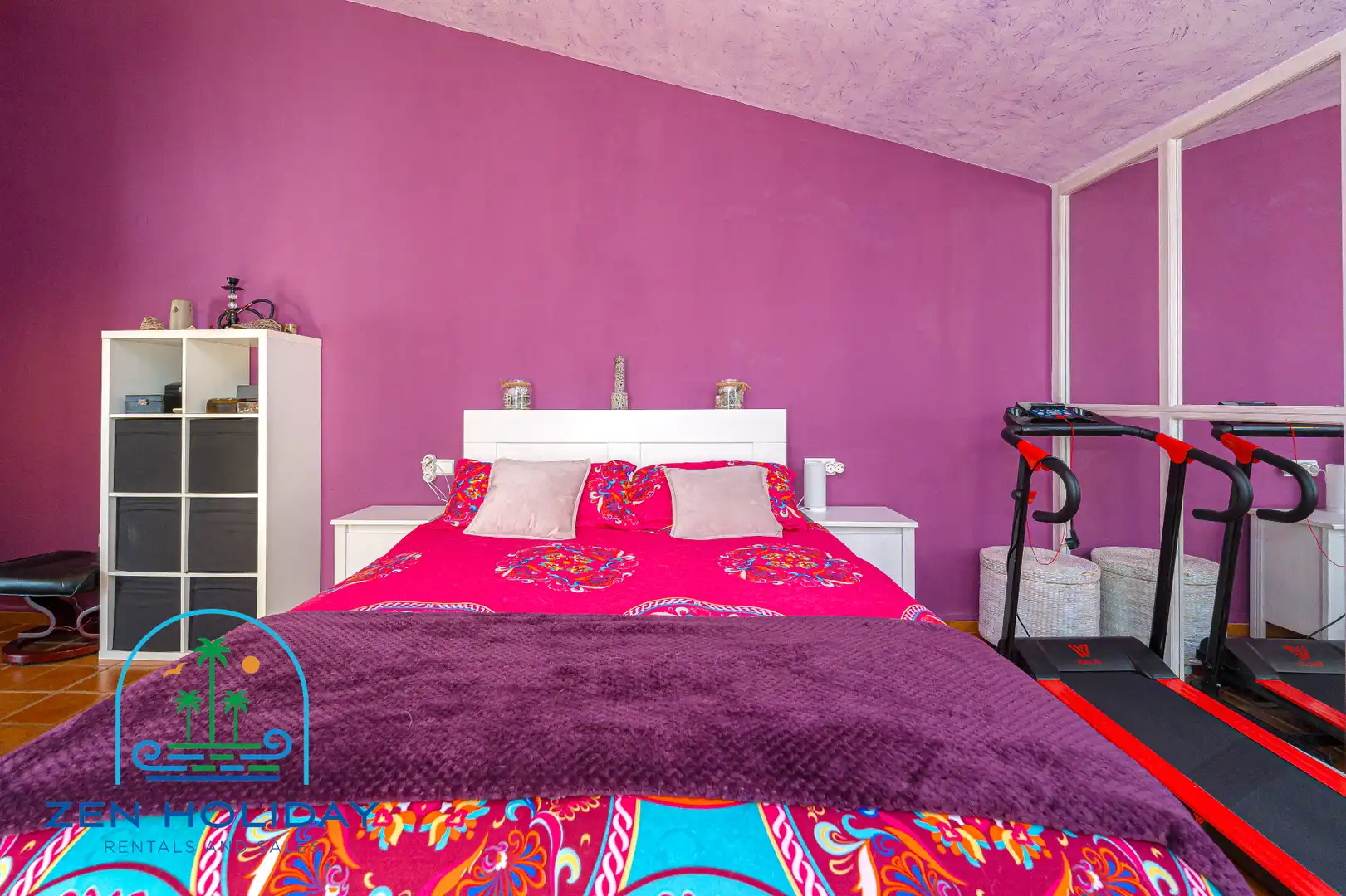 Habitación de Casa adosada en venta en Busot con Aire acondicionado, Calefacción y Jardín privado