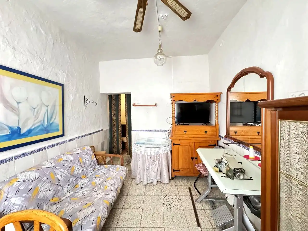 Sala de estar de Casa o chalet en venta en Santa Olalla con Aire acondicionado