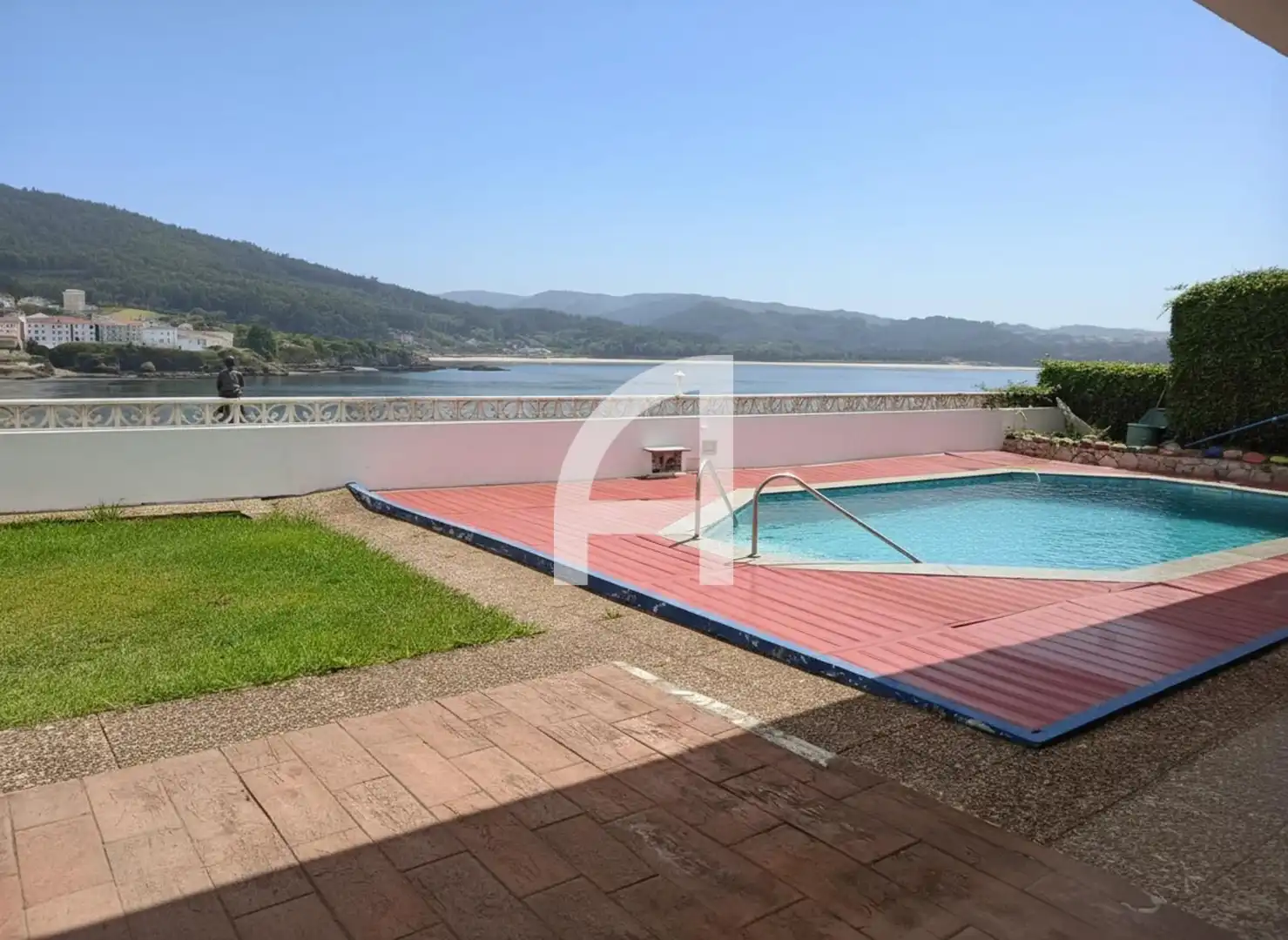 Swimming pool of Houses for sale in O Vicedo   with Heating, Terrace and Storage room
