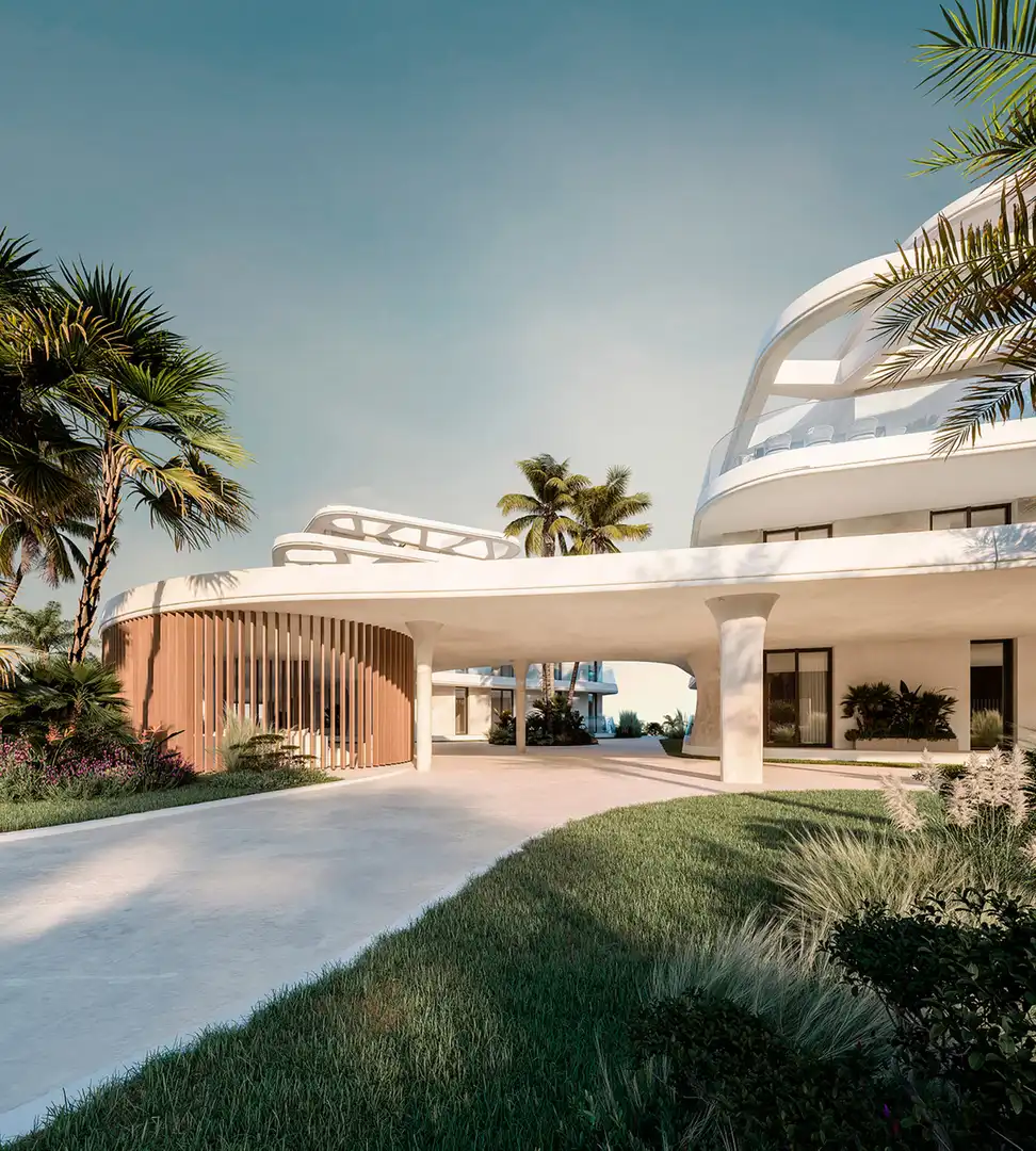 Vista exterior de Planta baja en venta en Estepona con Jardín privado, Terraza y Trastero
