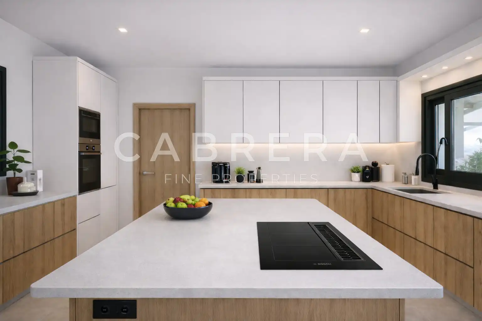 Cocina de Casa o chalet en venta en Benissa con Aire acondicionado, Calefacción y Jardín privado