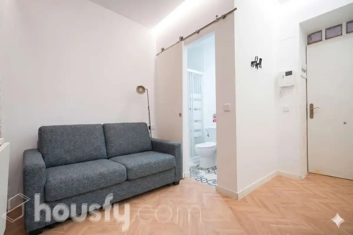 Sala de estar de Piso en venta en Madrid con Calefacción y Parquet