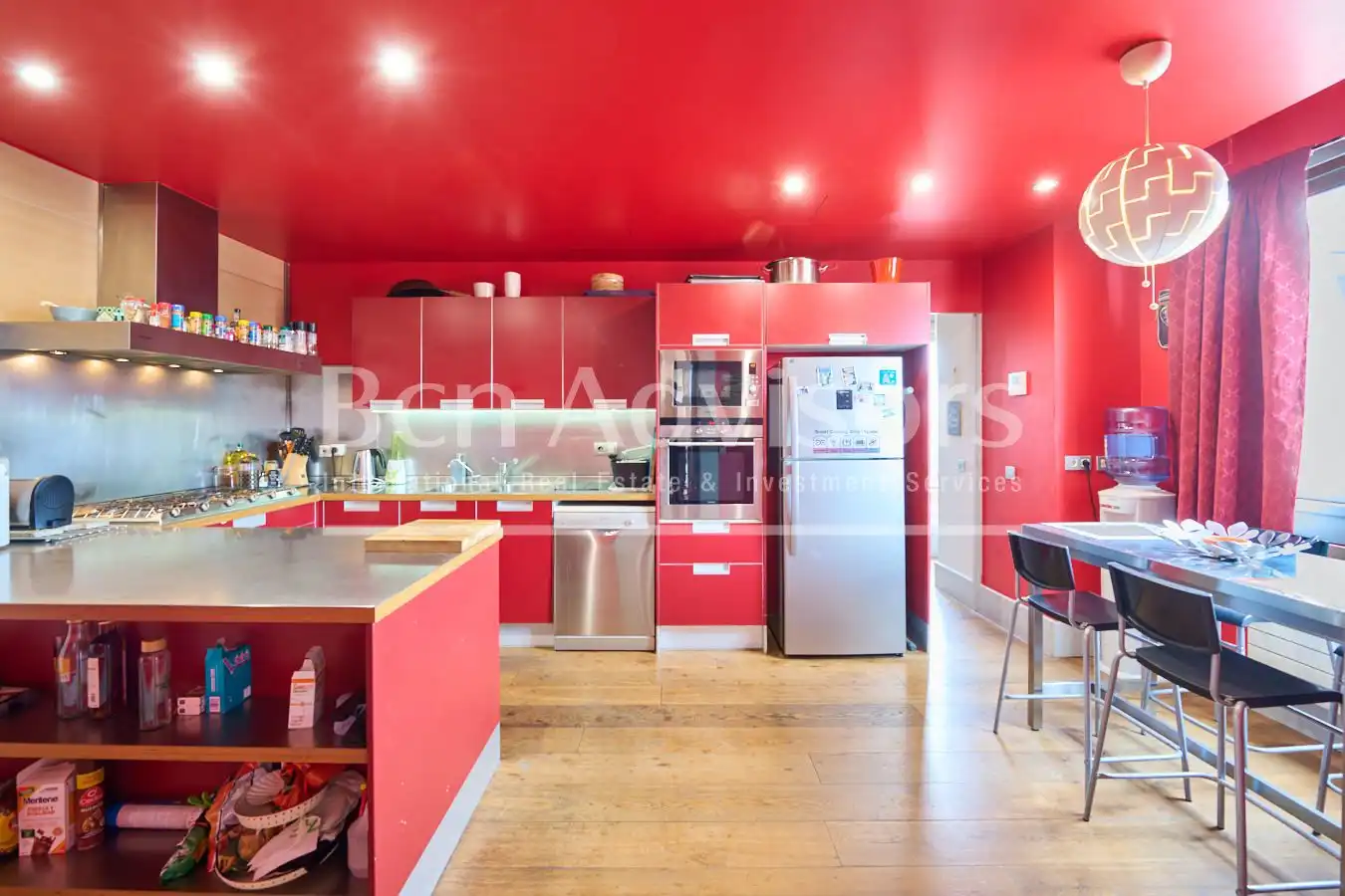 Kitchen of Attic for sale in Barcelona  with Air Conditioner, Heating and Parquet flooring