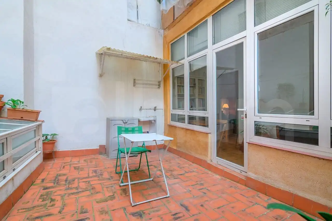 Terrasse von Wohnung zum Verkauf in Barcelona mit Heizung, Parkett und Terrasse