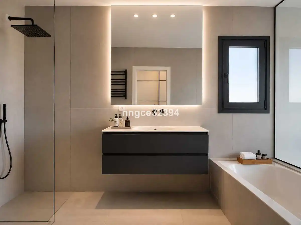 Bathroom of Houses for sale in Estepona  with Air Conditioner, Private garden and Terrace