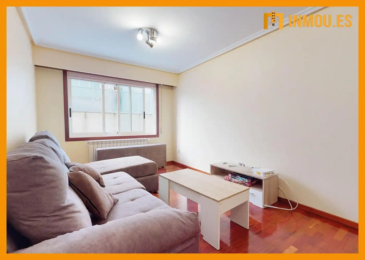 Living room of Flat for sale in Celanova  with Heating, Parquet flooring and Terrace