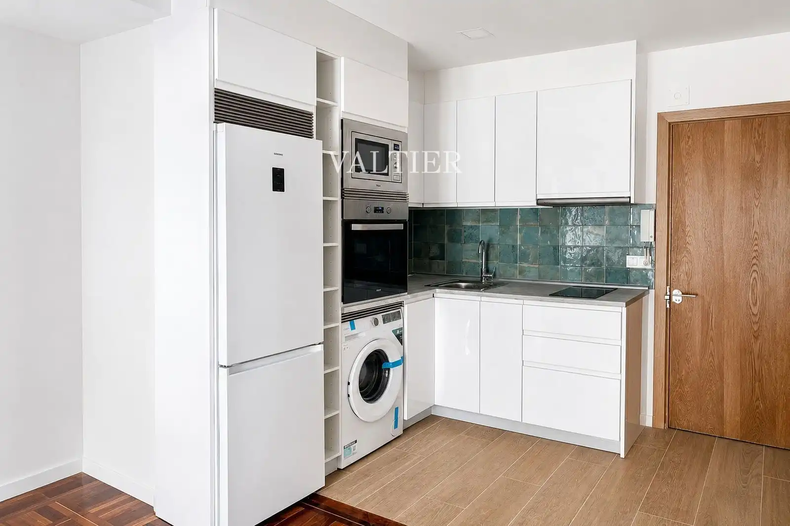 Cocina de Piso de alquiler en Madrid con Aire acondicionado, Terraza y Amueblado