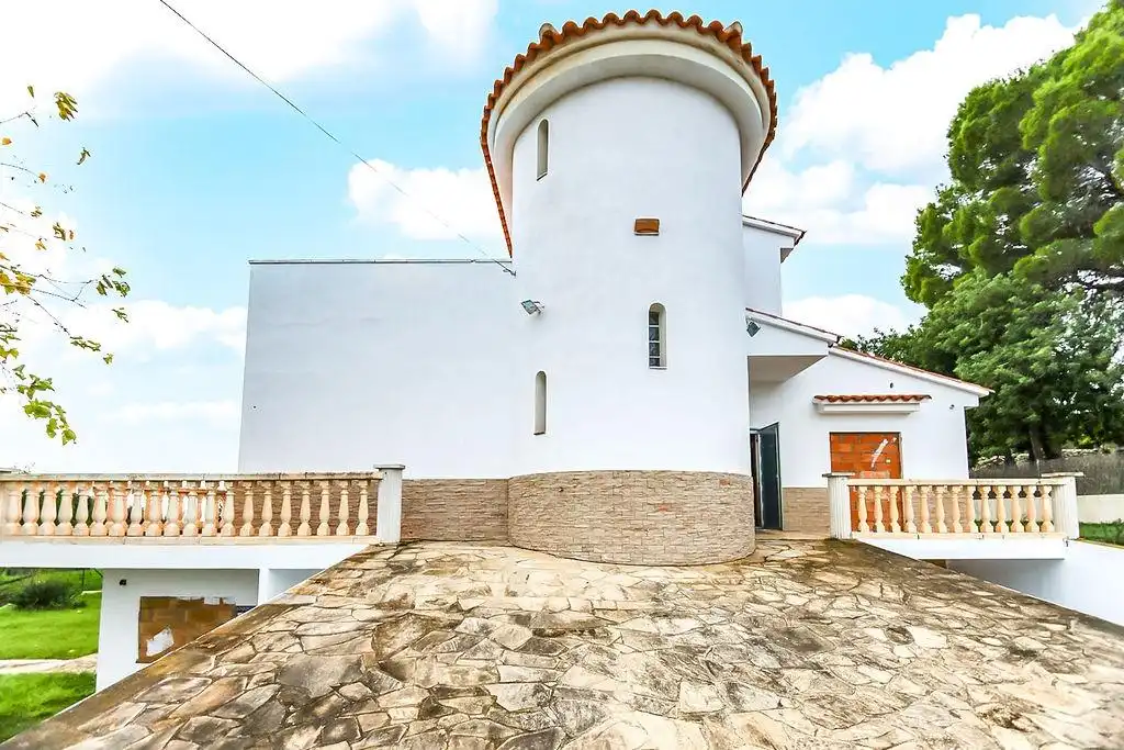 Vista exterior de Casa o chalet en venta en Altafulla con Jardín privado, Terraza y Piscina