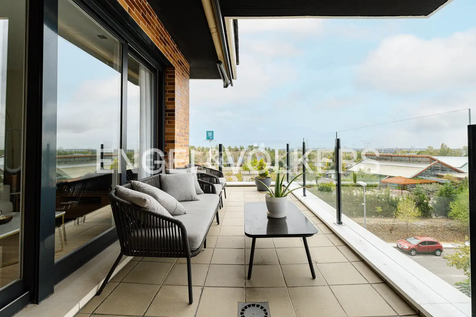 Terrasse von Dachboden zum Verkauf in Majadahonda mit Klimaanlage, Heizung und Terrasse