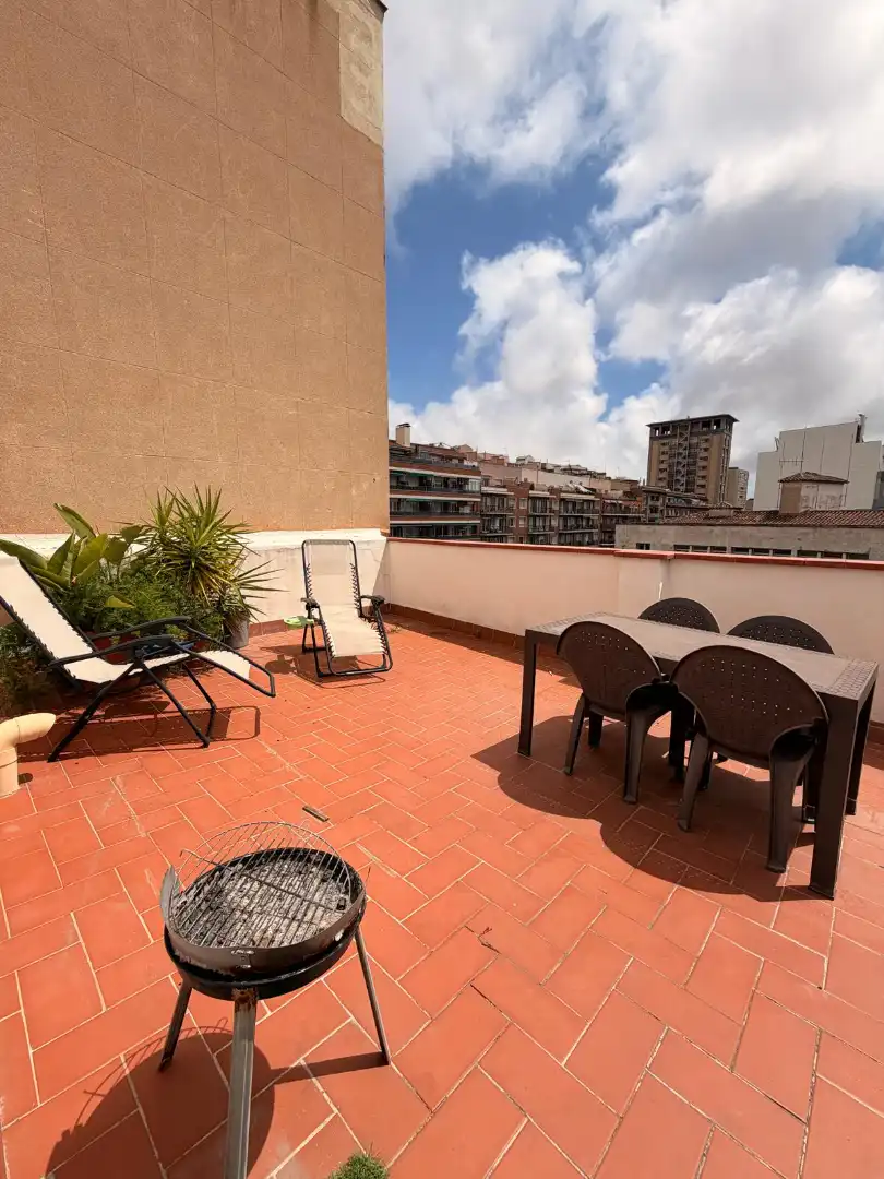 Terrace of Attic for sale in Barcelona  with Air Conditioner, Heating and Parquet flooring