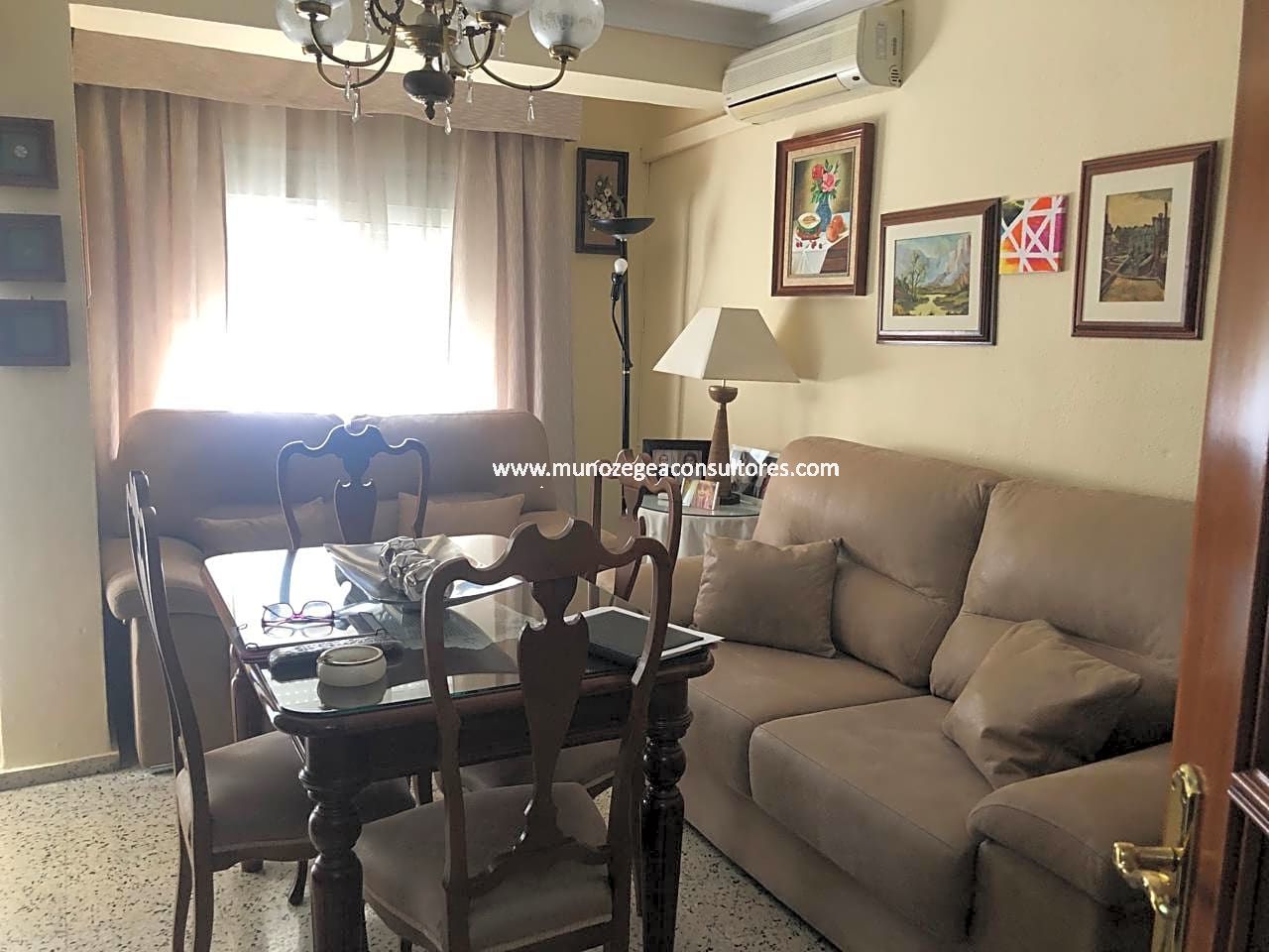 Living room of Flat for sale in Lucena  with Air Conditioner, Heating and Storage room