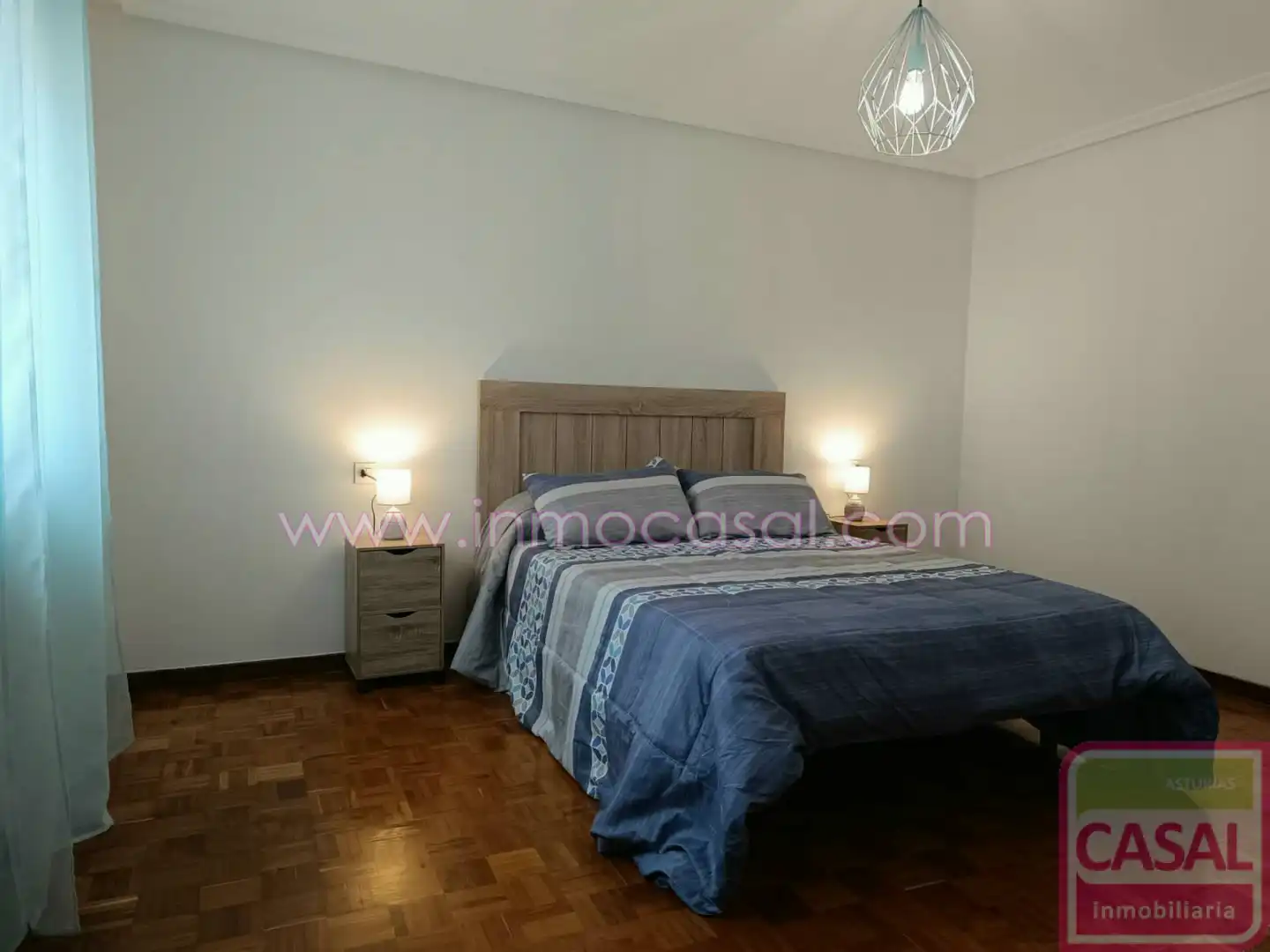 Bedroom of Flat for rent in Aller  with Heating, Terrace and Storage room