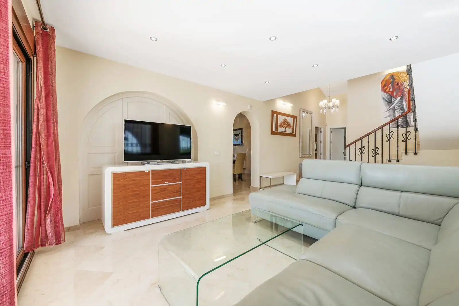 Sala de estar de Casa o chalet en venta en Atalaya con Terraza, Trastero y Amueblado