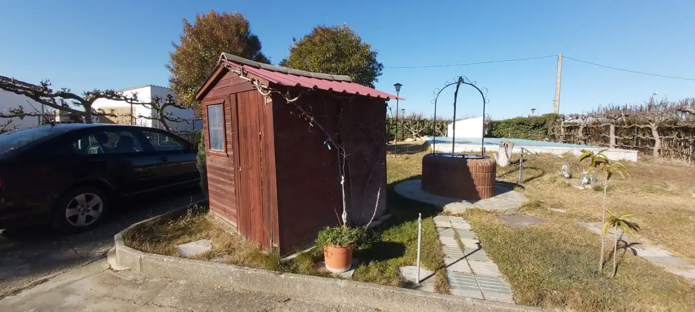 Jardín de Finca rústica en venta en Grijota con Piscina