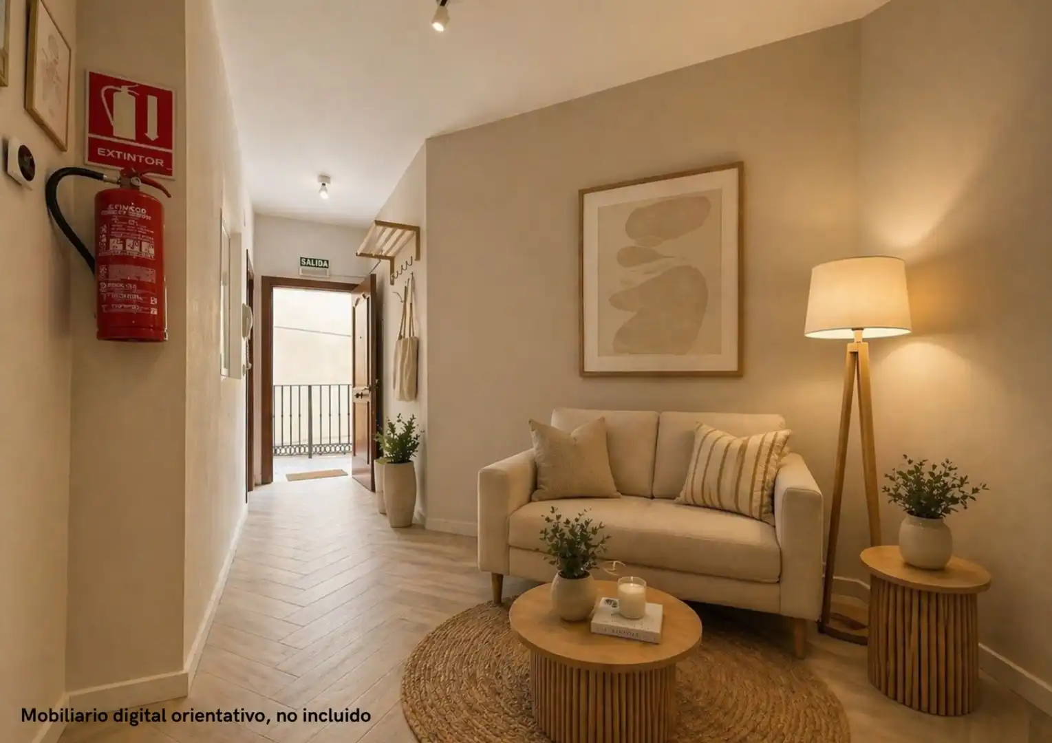 Living room of Apartments for sale in Málaga  with Air Conditioner, Heating and Balcony