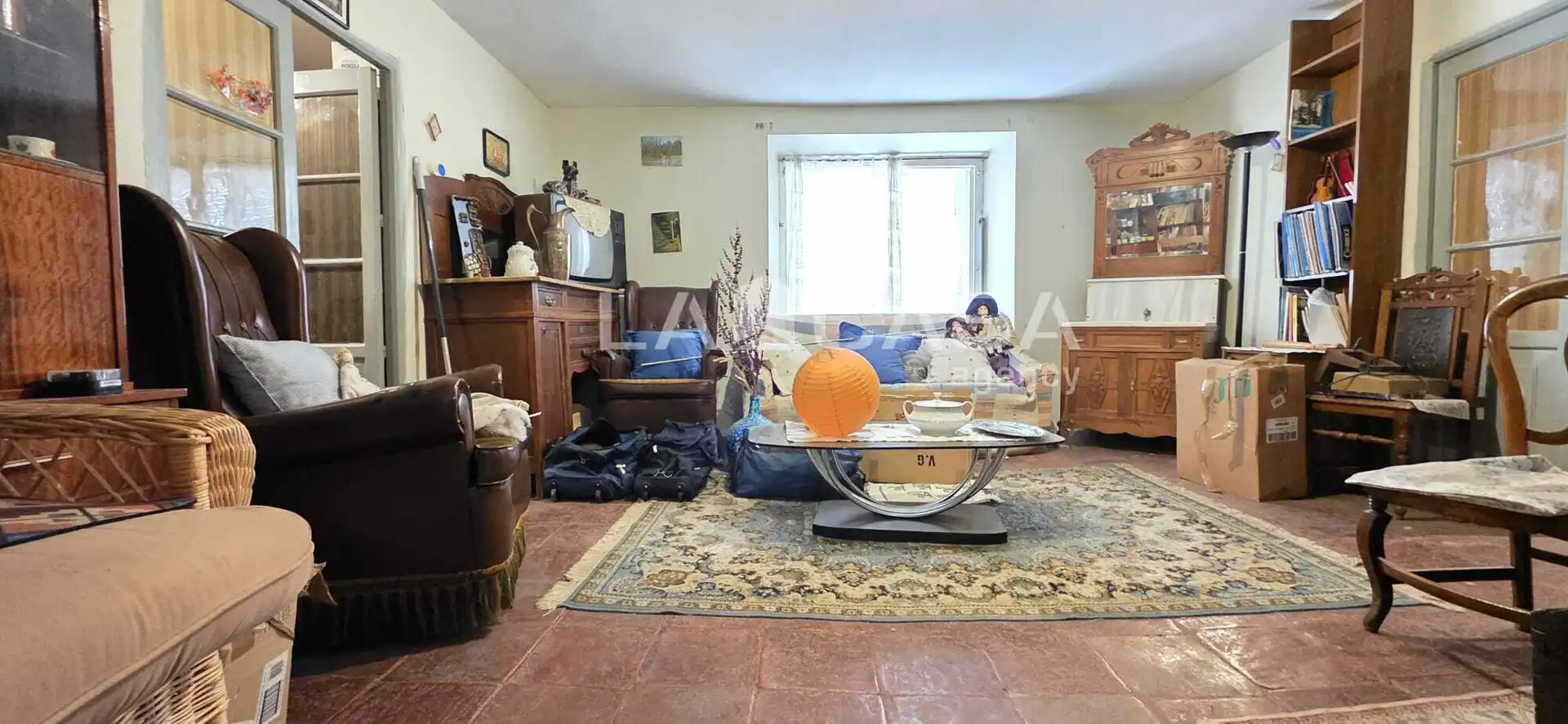 Living room of Houses for sale in Villavaquerín, Valladolid