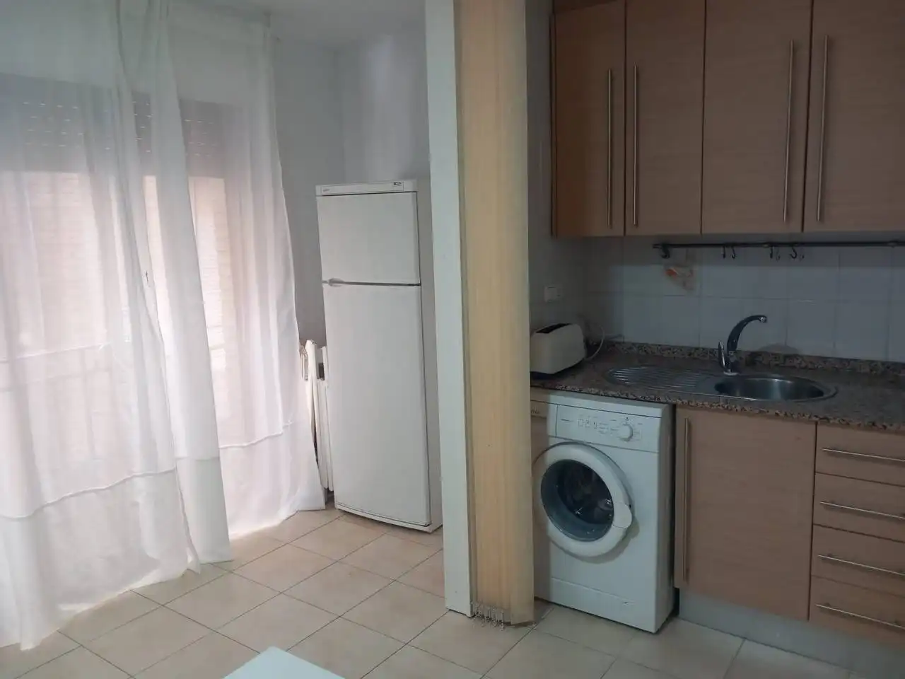 Cocina de Piso de alquiler en Murcia con Aire acondicionado y Amueblado