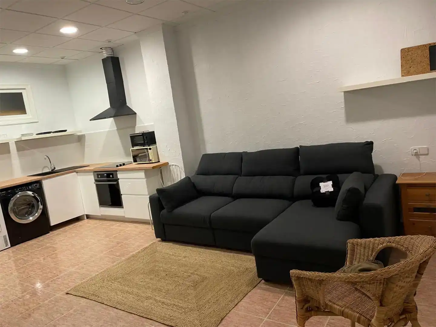Wohnzimmer von Erdgeschoss zur Miete in Alguazas mit Klimaanlage und Möbliert