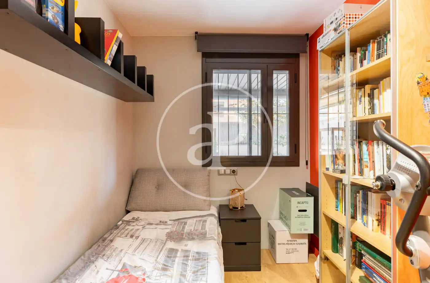 Schlafzimmer von Wohnung zum Verkauf in Esplugues de Llobregat mit Klimaanlage, Heizung und Privatgarten