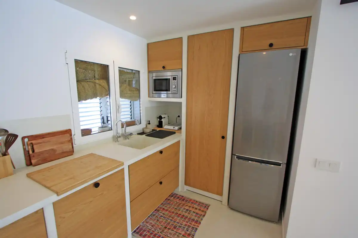 Cocina de Casa adosada en venta en Dénia con Jardín privado y Alarma