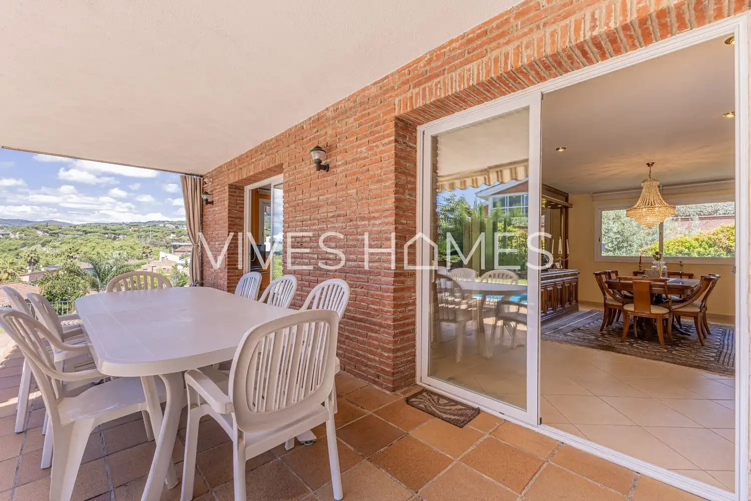 Exterior view of Houses for sale in Caldes d'Estrac  with Air Conditioner, Heating and Private garden