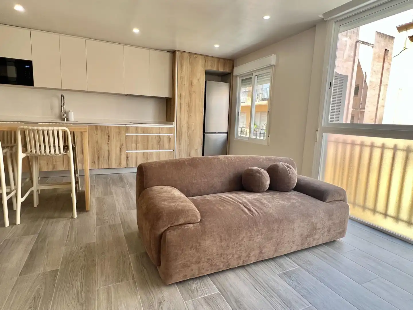 Living room of Flat for rent in Elche / Elx  with Air Conditioner and Furnished